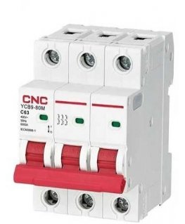 CNC Automatic switch, 3P, 63A, class C, 6kA