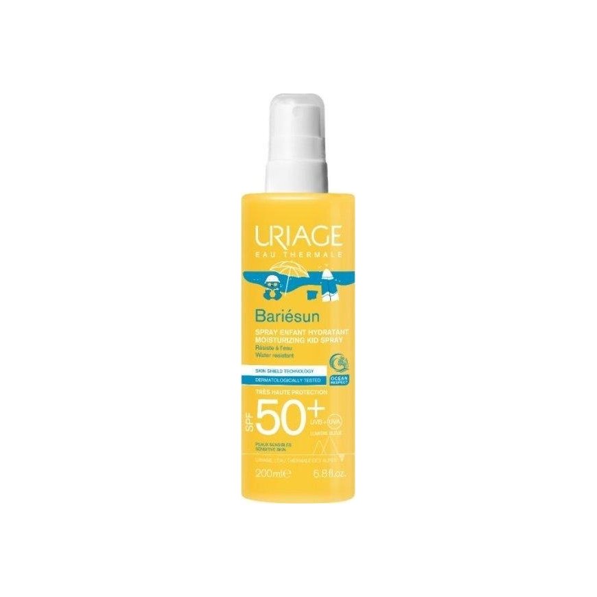 Uriage Bariésun Moisturizing Kid Purškiklis Sun Losjonas kūnui vaikams, 200 ml