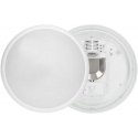 Orno BREVA, lubų apšvietimas su mikrobangų judesio jutikliu, 60W, E27, IP44, pieniškas polikarbonatas Orno BREVA, lubų apšvietimas su mikrobangų judesio jutikliu, 60W, E27, IP44, pieniškas polikarbonatas