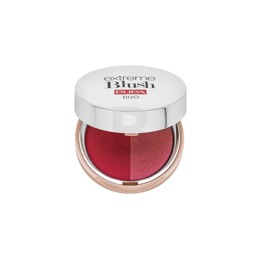 Pupa Pupa, Extreme, blush powder, 140, radiant flamingo - radiant cream, 4 g for women – 3