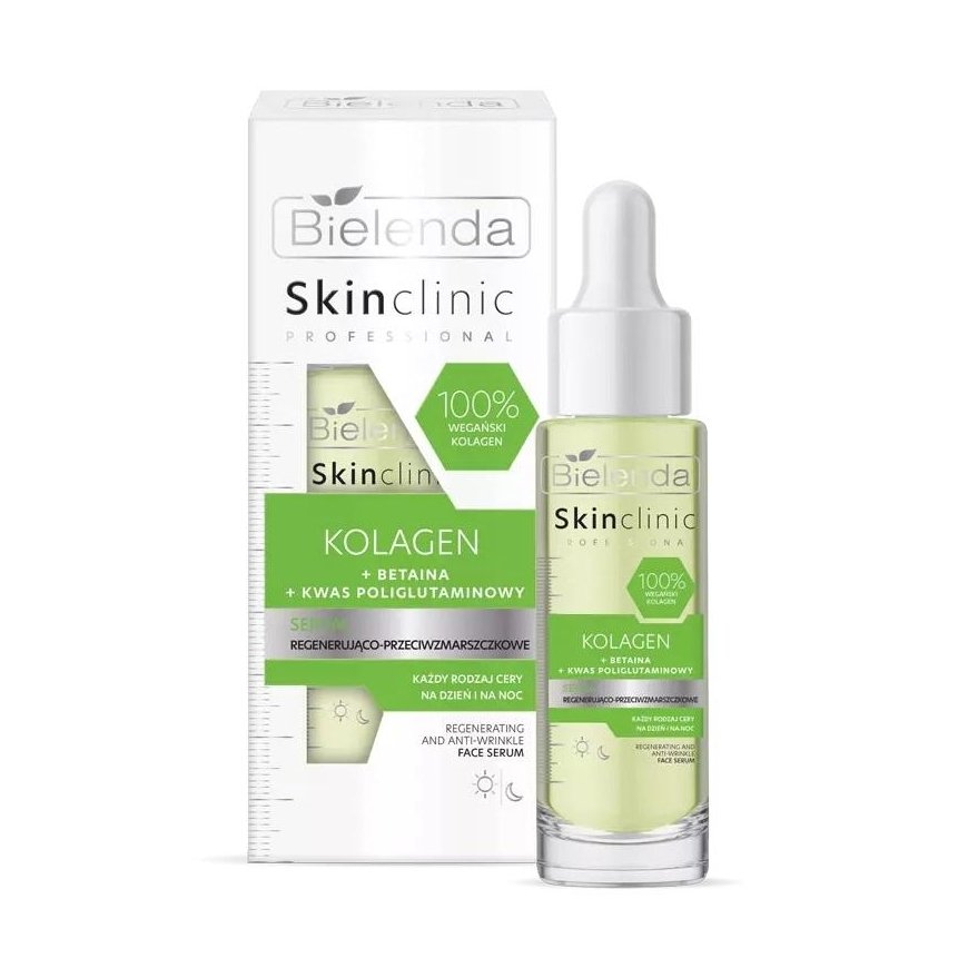 Bielenda Skin Clinic Professional Collagen regeneruojantis ir priešraukšles serumas 30ml