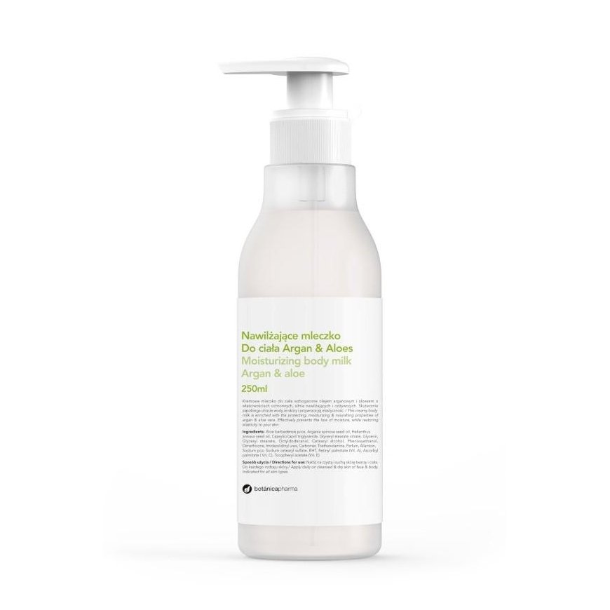 Botánicapharma Argan and Aloe Vera Body Milk 250ml