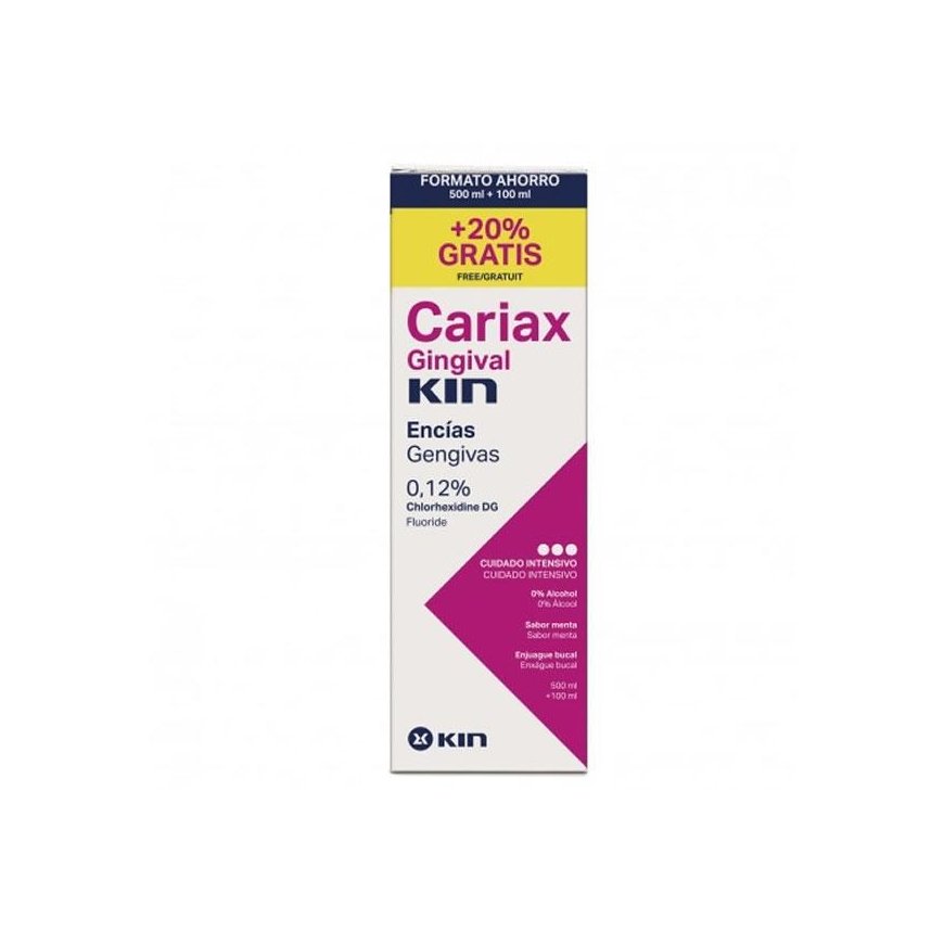 Kin Cariax Gingival Pack Enjuage 500ml 100ml Paste Regalo – 2