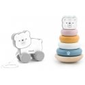 Viga Toys VIGA PolarB Polar Bear Set Wooden Pyramid + Retractable Polar Bear Viga Toys VIGA PolarB Polar Bear Set Wooden Pyramid + Retractable Polar Bear