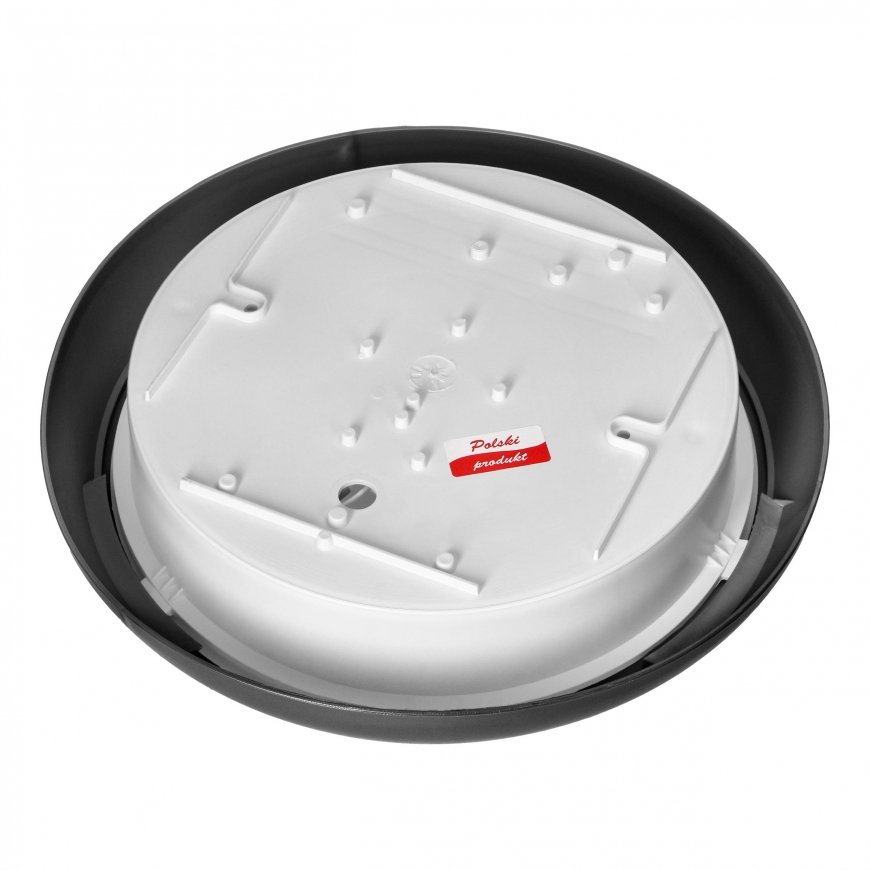 Orno KOKO lamp 2xE27, 2x40W, black-polypropylene, matte cover-polycarbonate, IP44, IK10 – 5