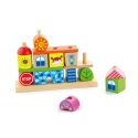 Colored drill wooden blocks 26 pcs. Viga Colored drill wooden blocks 26 pcs. Viga