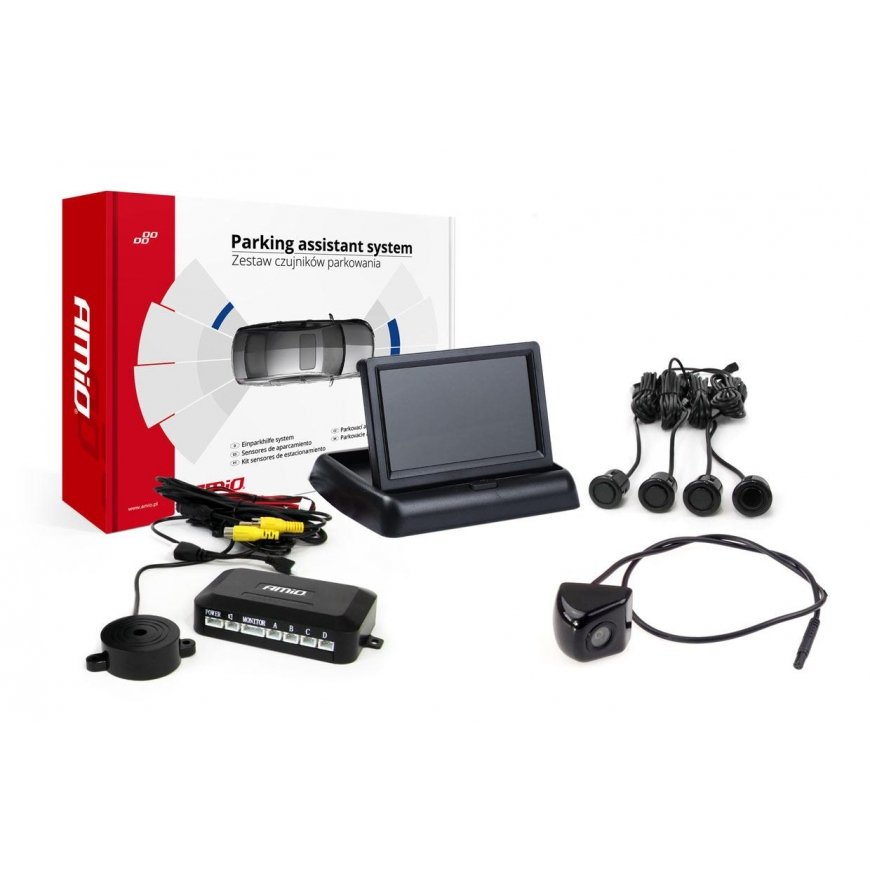Amio Parking sensor kit tft02 4