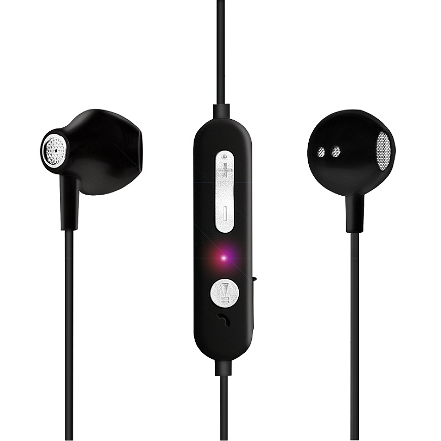 LogiLink BT0056 kuulokkeet ja kuulokemikrofoni Langaton In-ear, Niskanauha Micro-USB Bluetooth Musta