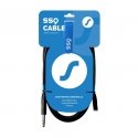 SSQ JSG3 - Cable Jack Stereo 3,5 mm - Jack stereo 6,3 mm, 3 m SSQ JSG3 - Cable Jack Stereo 3,5 mm - Jack stereo 6,3 mm, 3 m