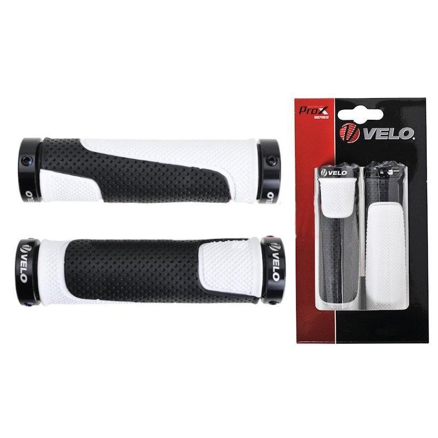 Handlebars Velo ProX VLG-776AD3 129mm GEL Lock-on black-white – 2