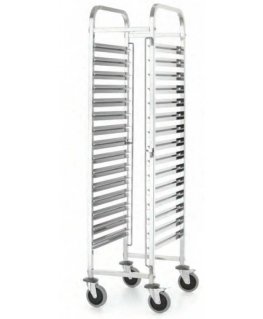 Transport trolley for transporting food containers 15x GN1/1 Kitchen Line - Hendi 813270
