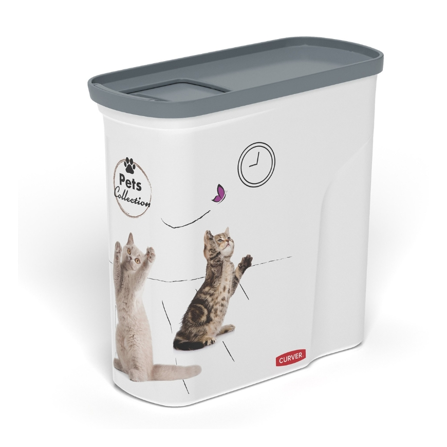 Curver PetLife 2L naminių gyvūnėlių ėdalo laikymo talpa šunų kačių maisto dėžutė su dangteliu – 4