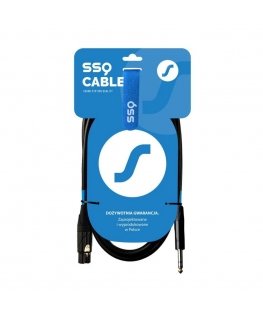 SSQ XLRJS3 - XLR female - Jack stereo 6,3 mm cable , 3 m