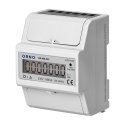 Orno 1-phase electricity consumption indicator, 80A, 3 modules, DIN TH-35mm Orno 1-phase electricity consumption indicator, 80A, 3 modules, DIN TH-35mm