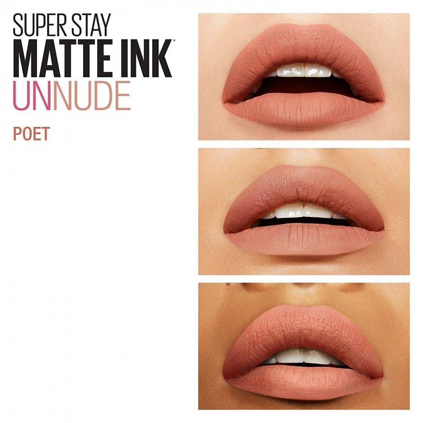 Maybelline New York Superstay Matte Ink Liquid matte lipstick, 5 ml, color - 60 Poet – 2