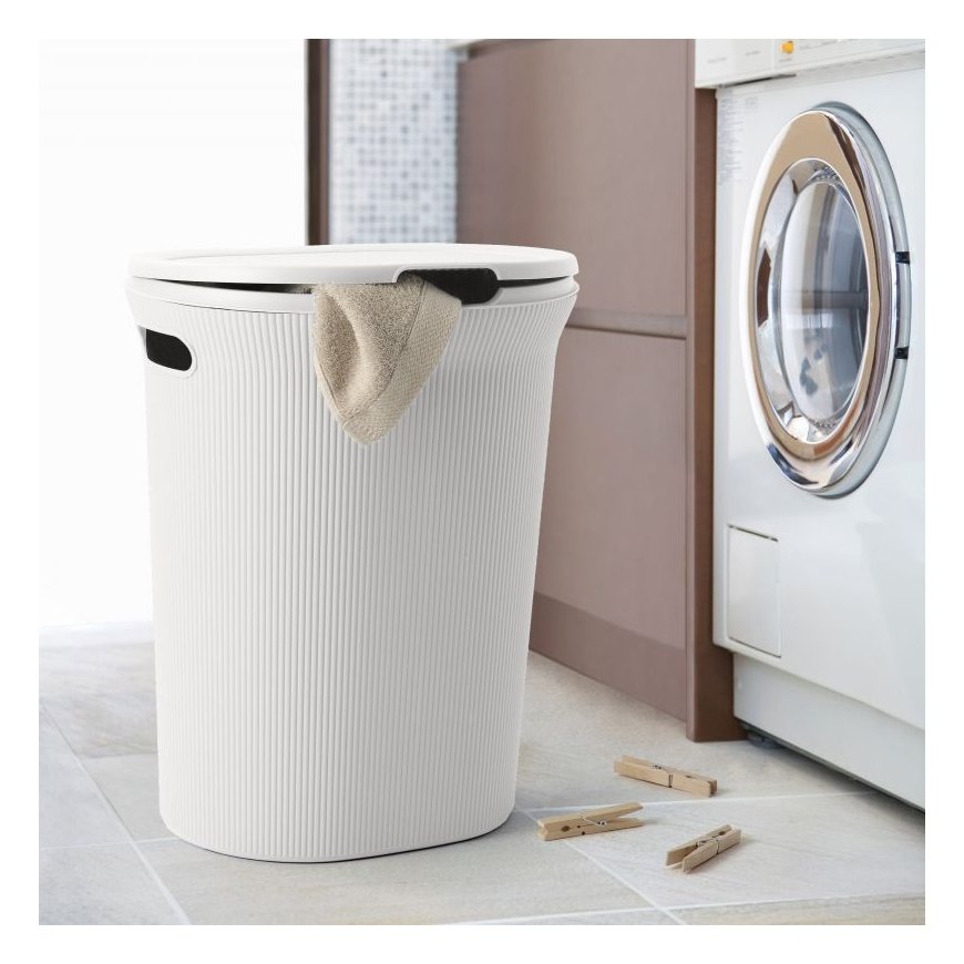 Laundry box Baobab 40L white