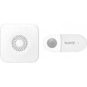 Orno SETI AC, wireless doorbell, network, button without battery, learning system, 32 sounds, 150 m, white Orno SETI AC, wireless doorbell, network, button without battery, learning system, 32 sounds, 150 m, white