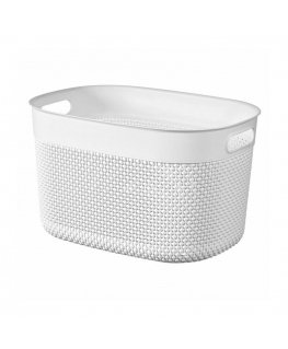 Basket Filo L 18L 38x28x22cm white