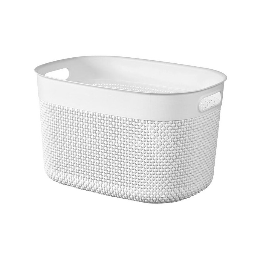 Basket Filo L 18L 38x28x22cm white – 2