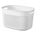 Basket Filo L 18L 38x28x22cm white Basket Filo L 18L 38x28x22cm white