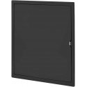Orno Inspection door 40/40, black