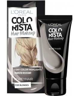 Loreal L'Oreal Paris, Colorista plaukų makiažas, pusiau ilgalaikiai plaukų dažai, GREYHAIR, 30 ml moterims