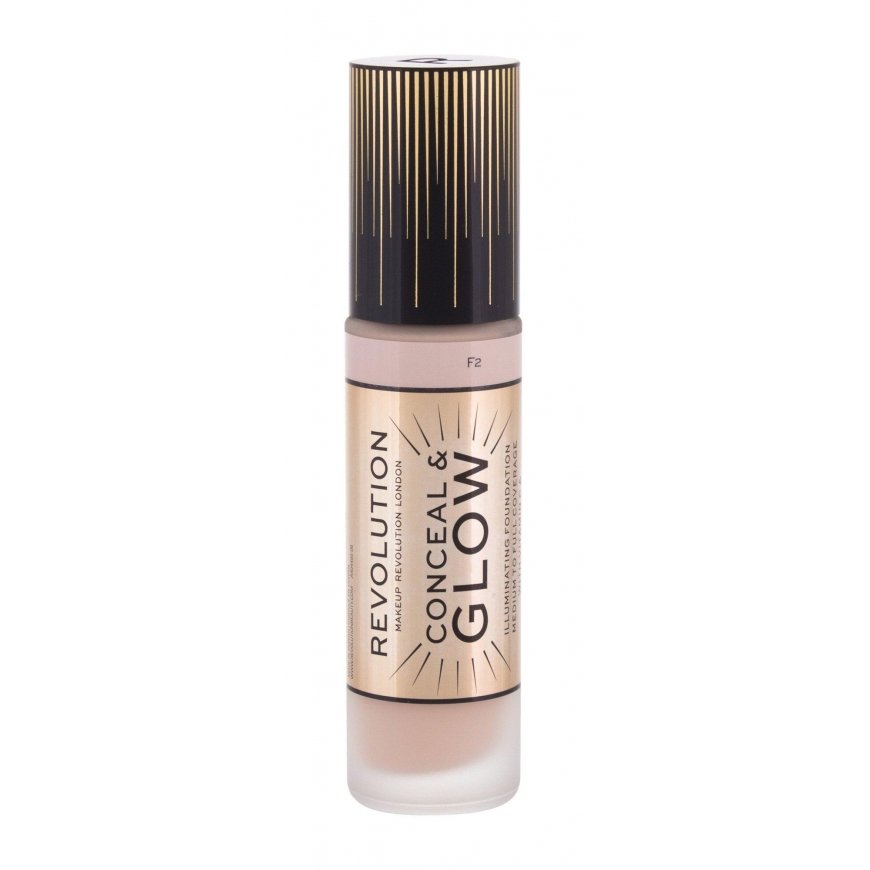 Makeup Revolution Makeup Revolution London Conceal & Glow Podkład 23 ml F2