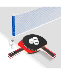 Set of table tennis rackets with net REBEL ACTIVE