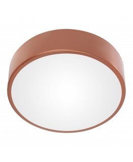 Orno OVO LED ceiling lamp, 24W, 4000K, 2750lm, copper steel, frosted glass cover, IP20, ? 300