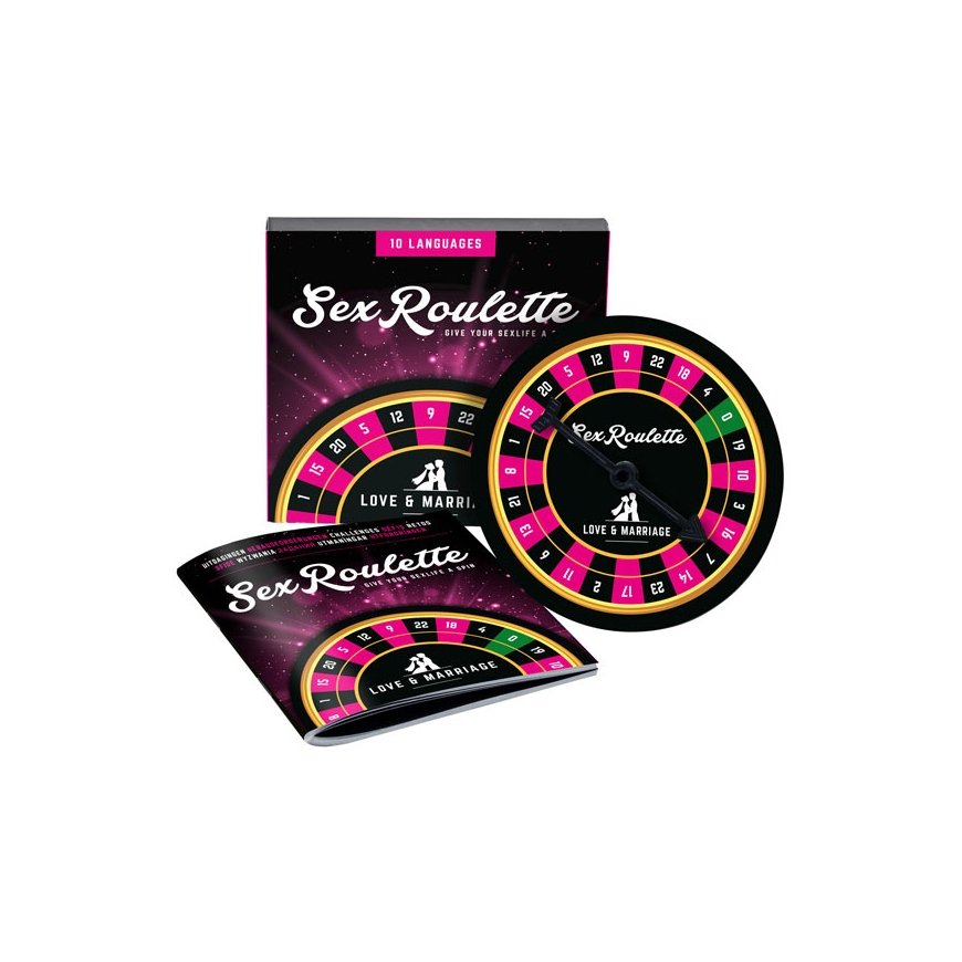 Tease and Please Sex Roulette Love & Marriage Vartenberga ritenis Jebkuram dzimumam NL EN DE FR ES S
