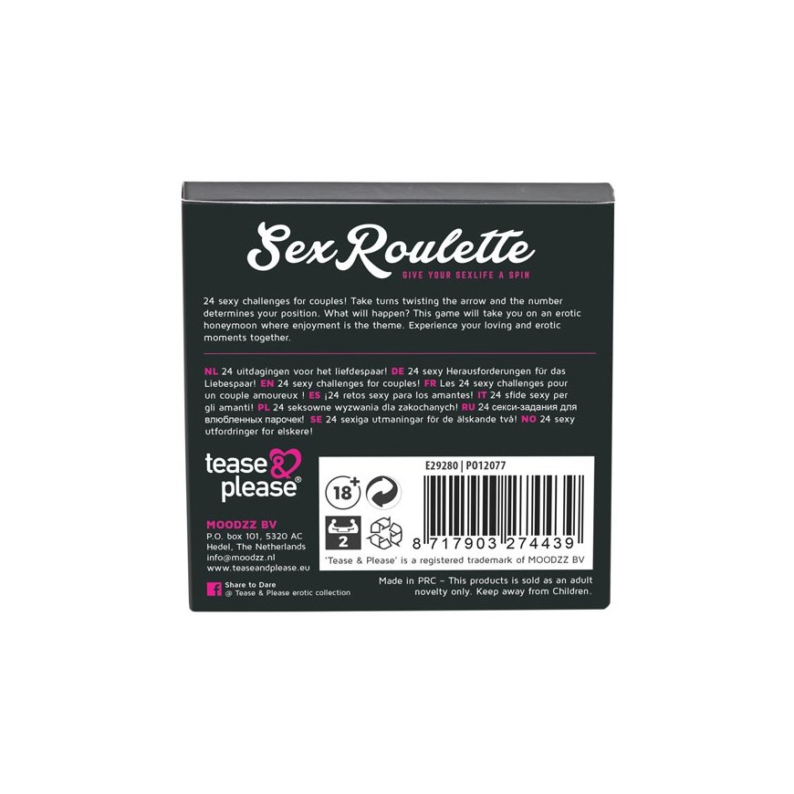 Tease and Please Sex Roulette Love & Marriage Wartenbergin pyörä Ei sukupuolirajoitusta NL EN DE FR – 3
