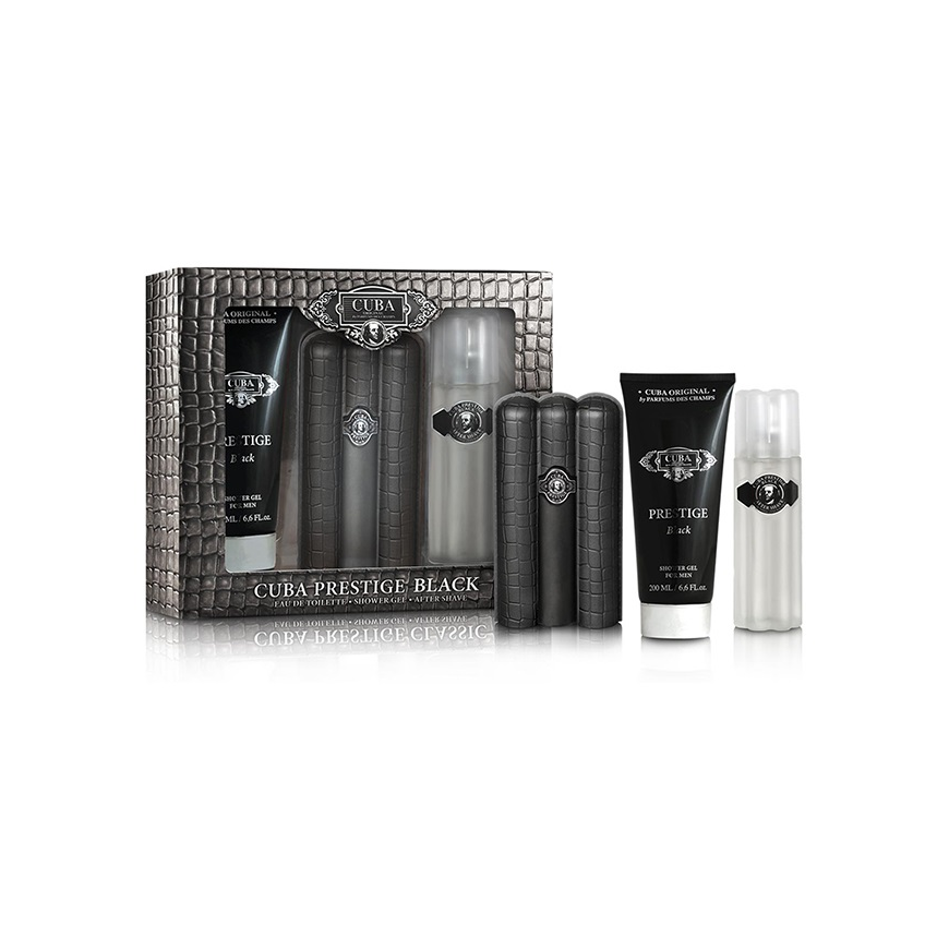 Cuba Prestige Juodas EDT tualetinis vanduo vyrams, 90 ml – 3