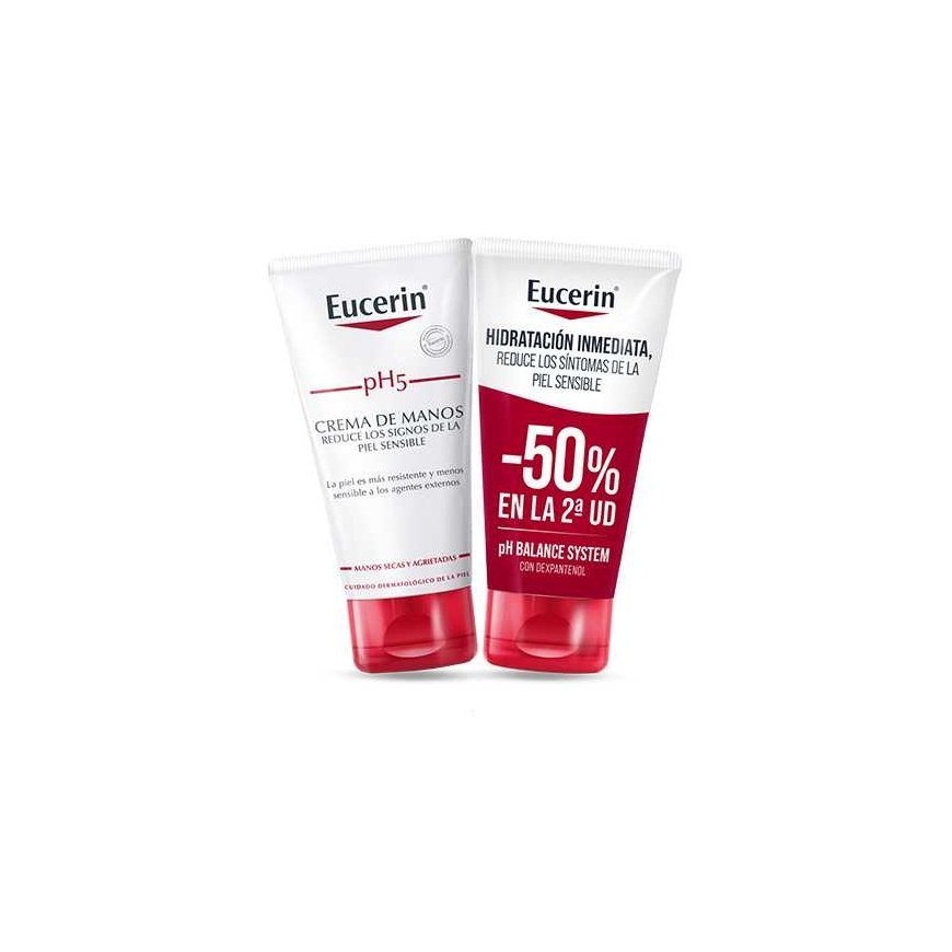 Eucerin Ph5 Hand Cream 2x75ml – 2