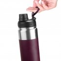 Asobu Alpine Flask Pārgājieniem 530 ml Nerūsējošs tērauds Burgundietis Asobu Alpine Flask Pārgājieniem 530 ml Nerūsējošs tērauds Burgundietis