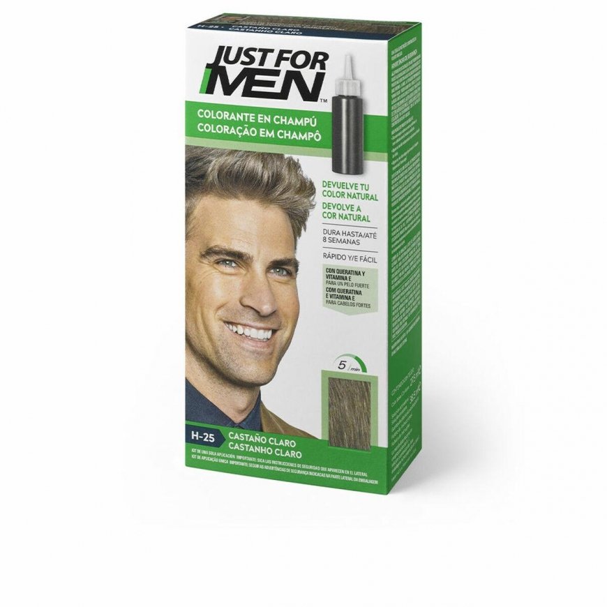 Just For Men Šampūnas-in haircolor šviesiai rudas 66ml – 2