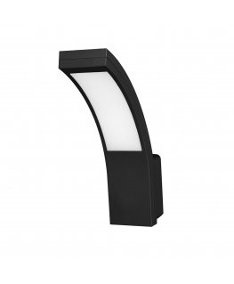 Sieninis šviestuvas Orno PIRYT LED 10W, sodo šviestuvas 800lm, IP54, 4000K, juodas