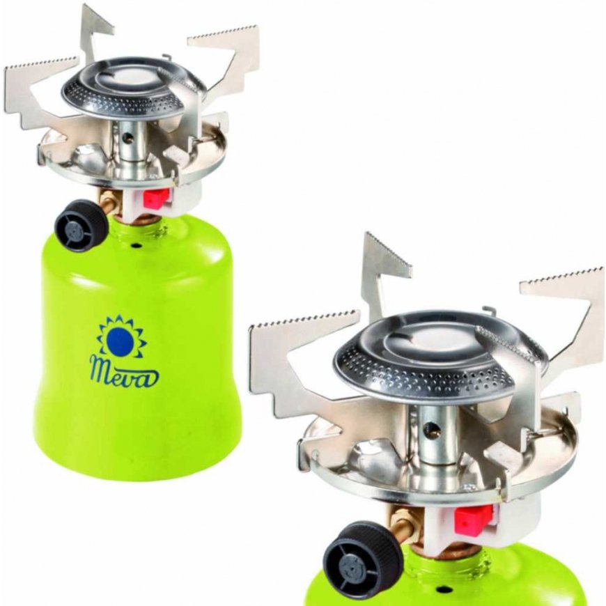 MEVA Gas camping stove with perforated