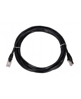 Extralink EX.7621 verkkokaapeli Musta 3 m Cat5e F/UTP (FTP)