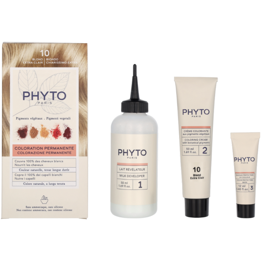 Permanent color dyeing Phyto Paris Color 10-rubio extra claro – 2
