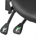 Physa Saddle beauty chair with adjustable swivel backrest BERLIN - black Physa Saddle beauty chair with adjustable swivel backrest BERLIN - black