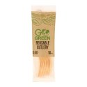 Reusable spoons Go Green 10 pcs|0,07kg Reusable spoons Go Green 10 pcs|0,07kg