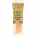 Reusable spoons Go Green 10 pcs|0,07kg Reusable spoons Go Green 10 pcs|0,07kg