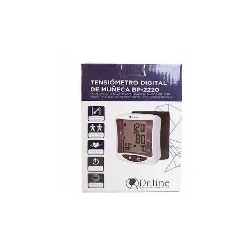 Dr Line Skaitmeninis riešo kraujospūdžio matuoklis BP2220 Dr.Line – 2