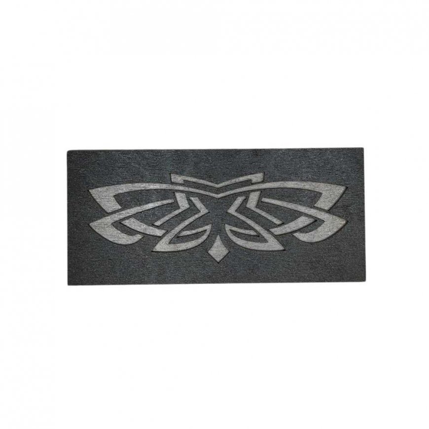 Siarhei Ausianikau ind. activity pg. certificate no. 1130904 Wooden box for beads "Grey pattern" (2 levels) KF027/10-2 – 4