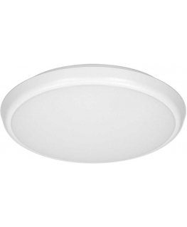 Orno CERS LED 22W, ceiling light, 2000lm, IP65, 4000K, opal polycarbonate, white