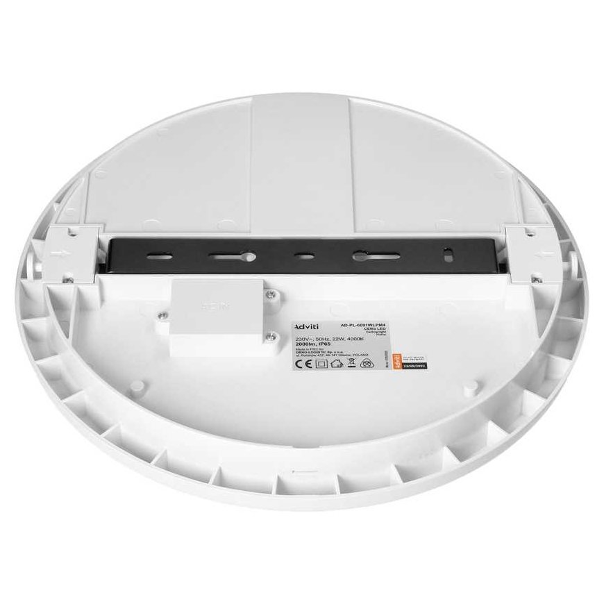 Orno CERS LED 22W, ceiling light, 2000lm, IP65, 4000K, opal polycarbonate, white – 5
