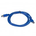 Akyga AK-USB-09 USB cable 1.8 m USB 3.2 Gen 1 (3.1 Gen 1) USB B USB A Blue Akyga AK-USB-09 USB cable 1.8 m USB 3.2 Gen 1 (3.1 Gen 1) USB B USB A Blue