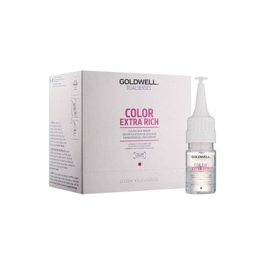 GOLDWELL_Dualsenses Color Extra Rich serumas natūraliems ir dažytiems plaukams 12x18ml