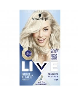 Schwarzkopf Live Intense Bleach hair lightener 00A Absolute Platinum