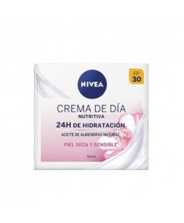 Nivea nourishing day cream 24h moisturizing for dry and sensitive skin 50ml